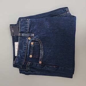 GAP -Cheeky Strait High rise.-  30|10R.-DARK INDIGO.-[New With Tags]